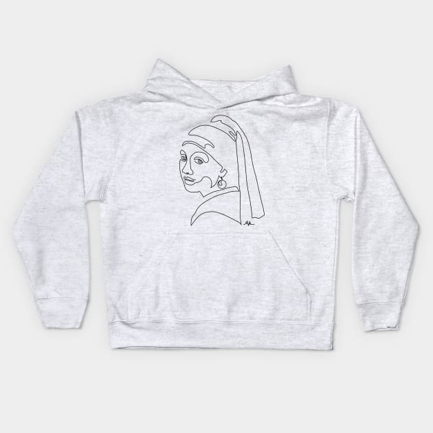 Pearl Kids Hoodie by rijk